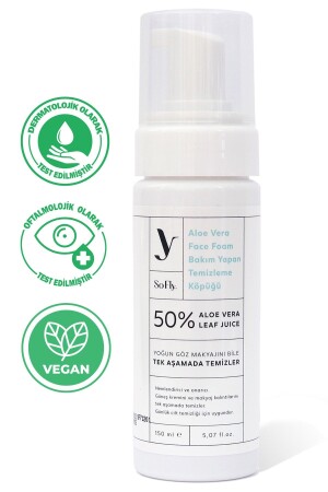 Aloe Vera Bakım Yapan Temizleme Köpüğü SFD01 - 4