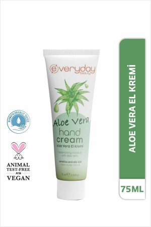 Aloe Vera El Kremi 75 ml Ferahlatıcı Nem ve Yenileyici Bakım - 1