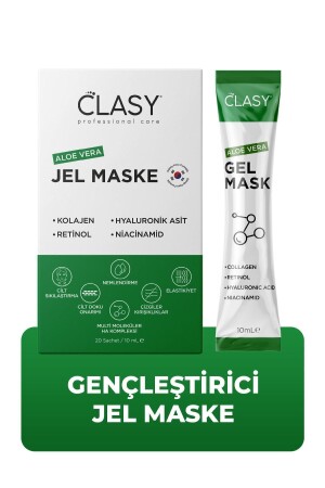 Aloevera Gel Mask Clasy Gel Mask 10 ml 20 Beutel - 4