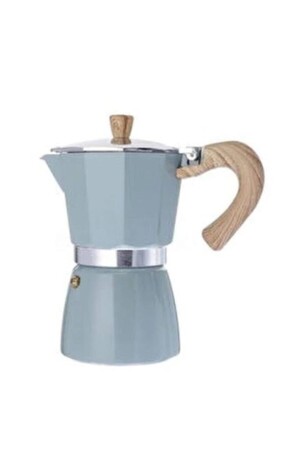 Aloha Hes 3 K Moka Pot 3 Cup Pot Italya Kahve Cezvesi Filtre Kahve chturkuaz3 - 5