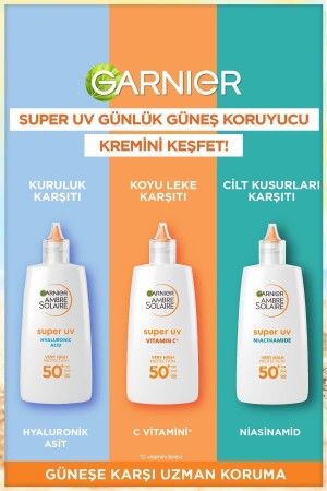 Ambre Solaire Hyaluronik Asit Kuruluk Karşıtı Günlük Güneş Koruyucu Yüz Kremi Spf50 40ml - 10