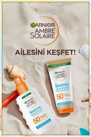 Ambre Solaire Sensitive Advanced Hipoalerjenik Güneş Koruyucu Sprey Spf50 150ml - 8