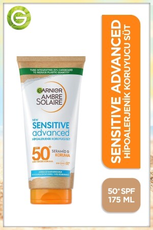 Ambre Solaire Sensitive Advanced Hipoalerjenik Güneş Koruyucu Süt Spf50 175ml - 1