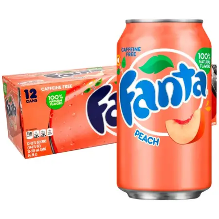 AMERICAN FANTA PEACH 355ML - 1