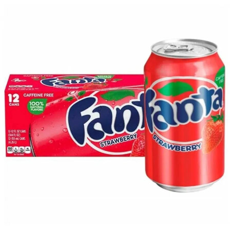 AMERICAN FANTA STRAWBERRY 355 ML - 1