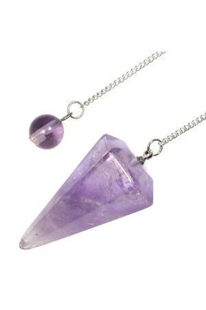 Amethyst Natursteinpendel Pendel DTS02 - 5