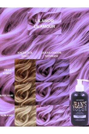 Amonyaksız Renkli Saç Boyası Lilamor 250ml. Kokusuz Su Bazlı Lilamour Hair Dye - 2