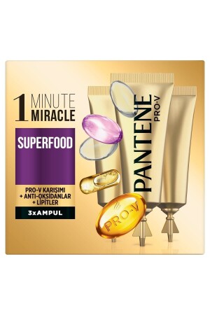 Ampulle 1 Minute Miracle Superfood 3x15ml - 2