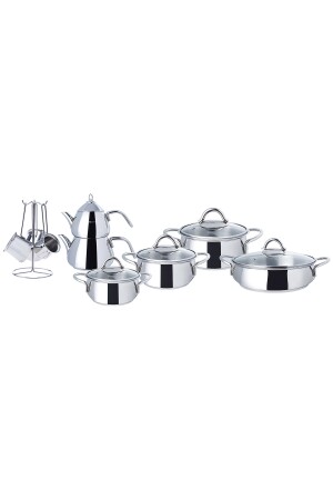 Andora 15-teiliges Mitgift-Set aus Stahl mit Induktionsbasis 600. 15. 01. 2266 - 6