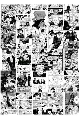 Anime Poster Seti- Arkası Yapışkanlı 80 Adet Manga Poster Kolaj Seti- Anime Hediyelik- Kutulu Set - 5