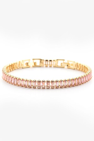 Anlaufgeschütztes 5-mm-Rosa-Baguette-Armband für Damen von VIP Waterway - 3