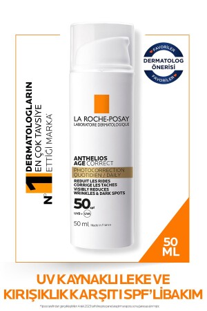 Anthelios Age Correct SPF50- Yaşlanma Karşıtı Yüz Güneş Kremi 50 ml - 3