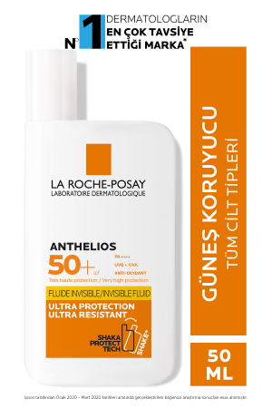 Anthelios Invisible Fluid Spf 50 Güneş Kremi 50 Ml 3337872414527 - 3