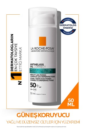 Anthelios Oil Correct SPF+50 Gesichtssonnenschutz für fettige und zu Akne neigende Haut 10002186 - 3