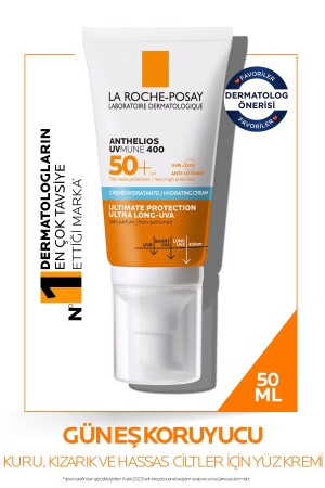 Anthelios Uvmune SPF+50 Gesichtssonnenschutz mit hohem Schutz für empfindliche Haut - 3