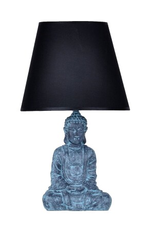 Anthrazitschwarzer moderner Buddha-Lampenschirm qdecabjbuda004 - 2