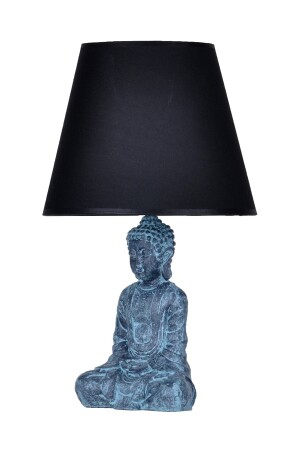 Anthrazitschwarzer moderner Buddha-Lampenschirm qdecabjbuda004 - 4