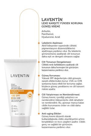 Anti-Blemish – Aufhellende und feuchtigkeitsspendende Sonnencreme mit hohem Schutzfaktor LSF+50 für Gesicht und Körper, 50 ml - 7