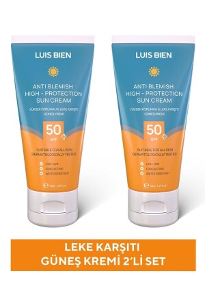 Anti-Blemish SPF 50+ Feuchtigkeitsspendende Sonnencreme mit hohem Schutz, 2 Stück 50 ml - 1