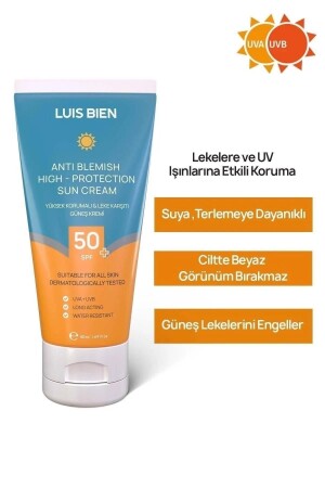 Anti-Blemish SPF 50+ Feuchtigkeitsspendende Sonnencreme mit hohem Schutz, 2 Stück 50 ml - 7