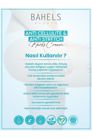 Anti-Cellulite- und Dehnungsstreifen-Creme – Kaffee-Ton-Gesichtsmasken-Hautpflegeset - 5