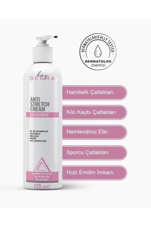 Anti-Dehnungsstreifen und intensiv feuchtigkeitsspendende Reparaturcreme (Schwangerschafts- und Dehnungsstreifen bei Sportlern) 125 ml - 2