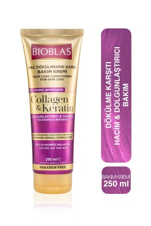 Anti-Haarausfall-Pflegecreme 250 ml Kollagen und Keratin - 2