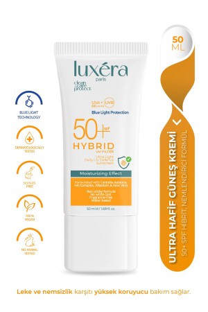 Anti-Makel LSF 50+ PA++++ Ultraleichte Hybrid-Gesichtssonnencreme mit starkem Schutz 50 ml LUX107 - 2