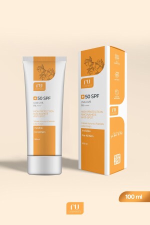 Anti-Makel-Sonnencreme mit hohem Schutzfaktor 50+, 100 ml. ru3849 - 2