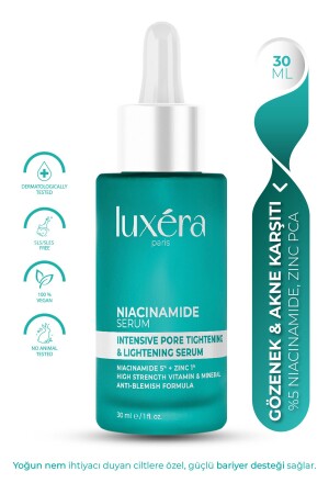 Anti-Pore, Talgausgleich, reparierendes veganes Niacinamid-Serum (5 % NIACINAMIDE ZINC PCA) LUX102 - 3