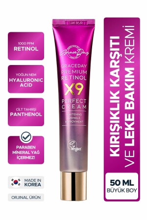 Anti-Unreinheiten und Falten, aufhellende und feuchtigkeitsspendende Premium Retinol X9 Perfect Cream 8809446655551 - 3