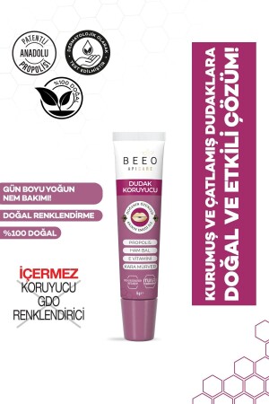 Apicare Black Elderberry Lippenbalsam mit Propolis BEEO152KSPDKR - 2