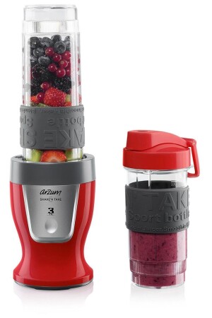 AR1032 Shake'n Take persönlicher Smoothie-Mixer – Rot (300 W – 2 Flaschen) - 3