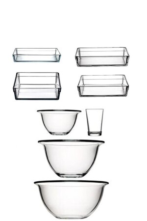 Arda Türkmen Premium Pyrex Set 8 Stück Adasya8liborcam - 1