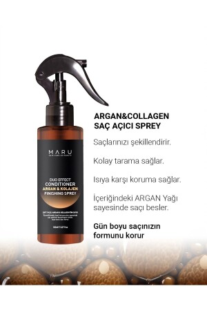 Argan & Collagen Isı Koruyucu Saç Bakım Spreyi 150 ml - 3