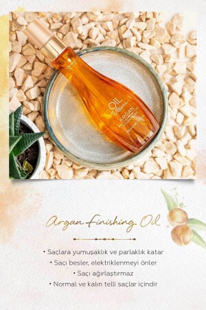 Argan Finishing Oil - Normal Ve Kalın Telli Saçlara Özel Besleyici Argan Yağı 100ml - 4