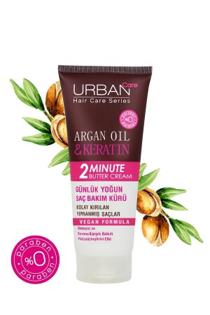 Argan Oil&keratin Kolay Kırılan Yıpranmış Saçlara Özel Yoğun Saç Bakım Maskesi-200 ml - 5