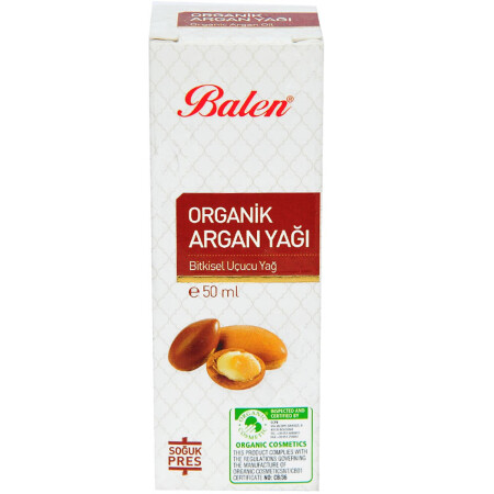 Argan Yağı Organik Soğuk Pres 50 ML Cam Şişe - 7