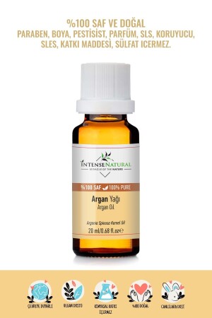 Argan Yağı Soğuk Sıkım 20 ml %100 Saf ve Doğal Argania Spinosa Oil - 2