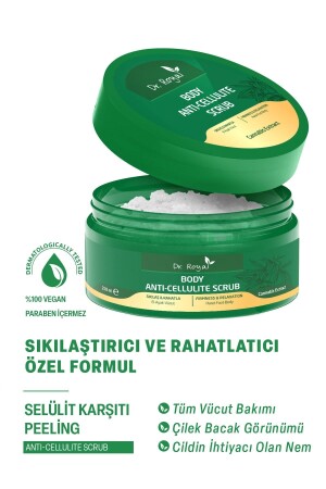 Arındırıcı Ve Nemlendirici -selülit Karşıtı Ve Sıkılaştırıcı Vücut Peelingi Lavanta - Vanilya 250ml R002 - 2