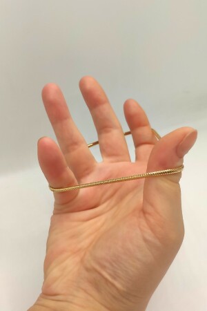 Armband aus 14 Karat Gold. Flexibles, verstellbares Armband in der Größe, passend für alle Handgelenke - 7