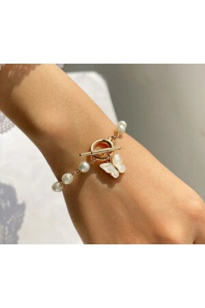 Armband mit Schmetterlingsfiguren – Perlenarmband – handgefertigtes Armband 1. Qualität - 4