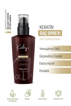 Aşırı Yıpranmış Saçlar Için Dökülme Karşıtı Keratin Spreyi 125 Ml - 3