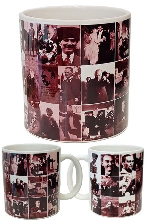 Atatürk Design Bildcollage Tasse KLJATA - 1