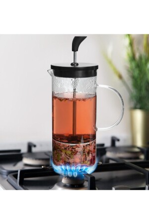 Ateşe Dayanıklı Cambu French Press Demlik 600 Ml FRNC-001 - 2