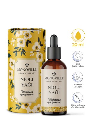 Ätherisches Nioli-Öl, 20 ml, 100 % rein und natürlich, in spezieller Box mit Glastropfer (ätherisches Niaouli-Öl) - 2