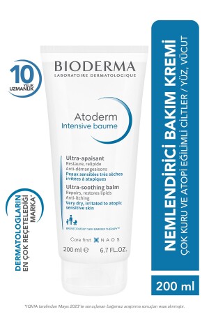 Atoderm Intensive Balm Çok Kuru Atopi Eğilimli Cilt Nemlendirici Onarıcı Krem Yetişkin, Çocuk 200 ml ENT -TY48943 - 3