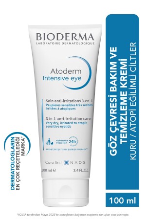 Atoderm Intensive Eye Kuru Atopi Eğilimli Göz Çevresi Kremi ve Temizleyici Hyalüronik Asit 100 ml - 2