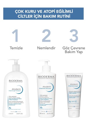 Atoderm Intensive Eye Kuru Atopi Eğilimli Göz Çevresi Kremi ve Temizleyici Hyalüronik Asit 100 ml - 7