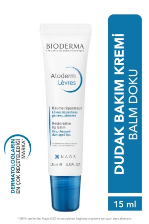 Atoderm Lip Balm Kuru, Çatlamış Dudak Besleyici Nemlendirici Dudak Kremi Avokado Ve Shea Yağı 15 ml 3701129801000 - 2